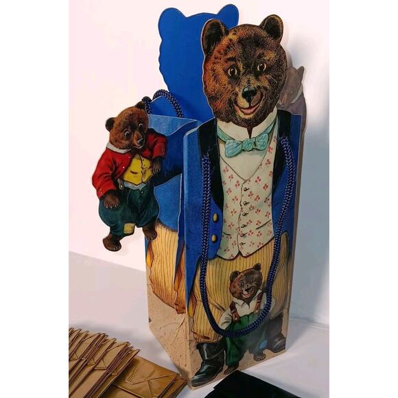 253 pcs Assorted Lot of Treat Bags Clear & Christmas Colors Bear Gift Bag - Picture 11 of 15